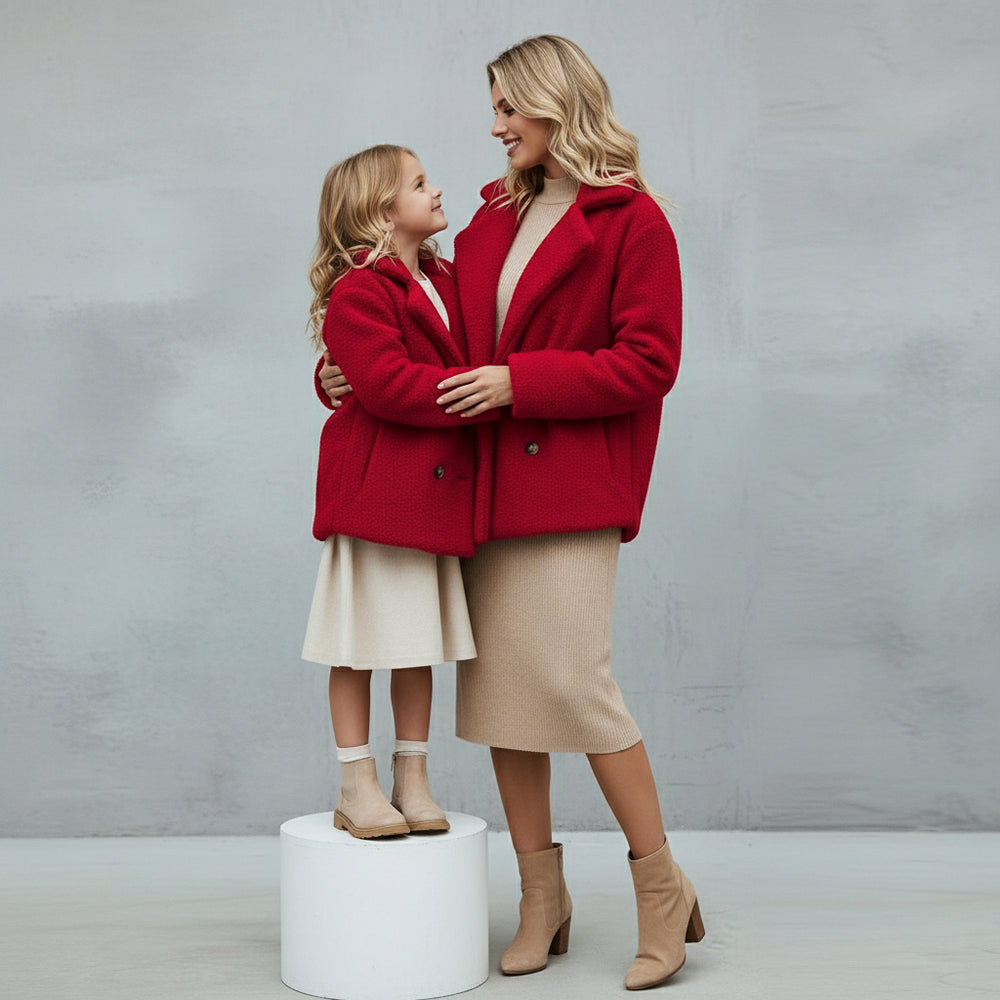 Lässige Damen Fleecejacke | Oversize | Herbst