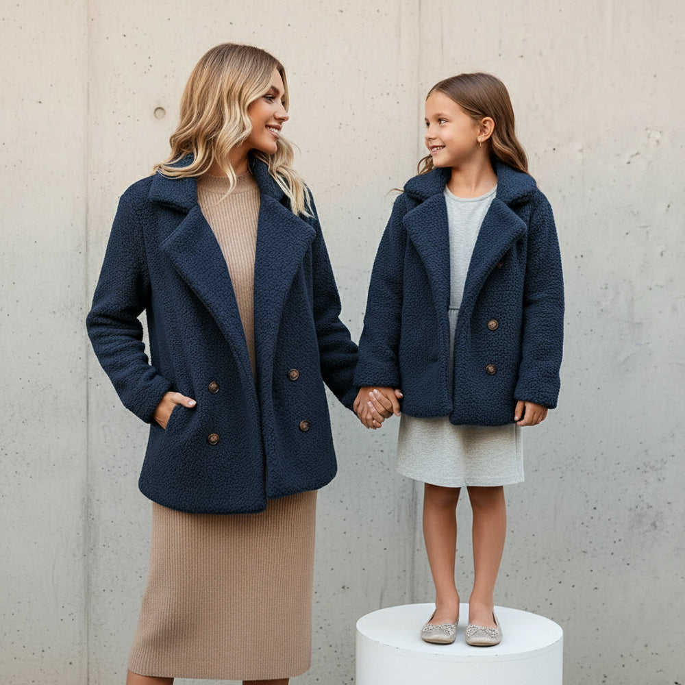 Lässige Damen Fleecejacke | Oversize | Herbst