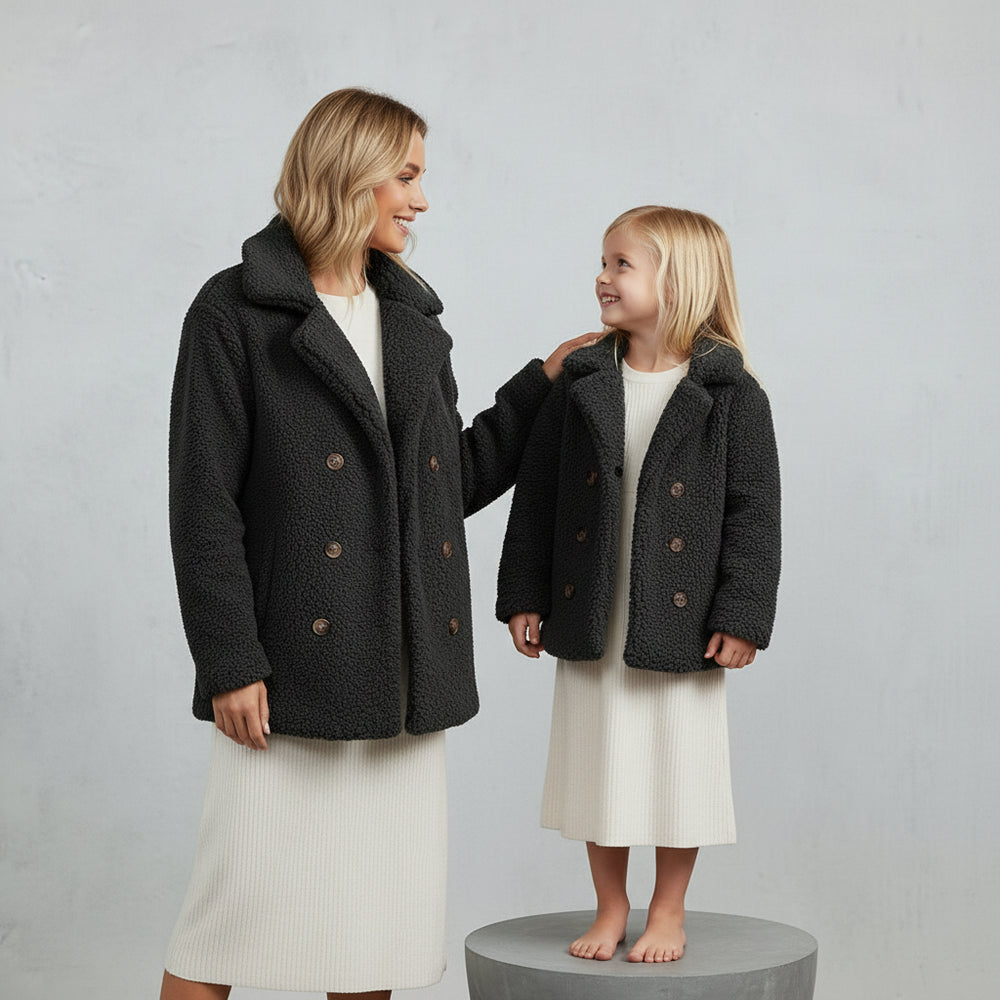 Lässige Damen Fleecejacke | Oversize | Herbst