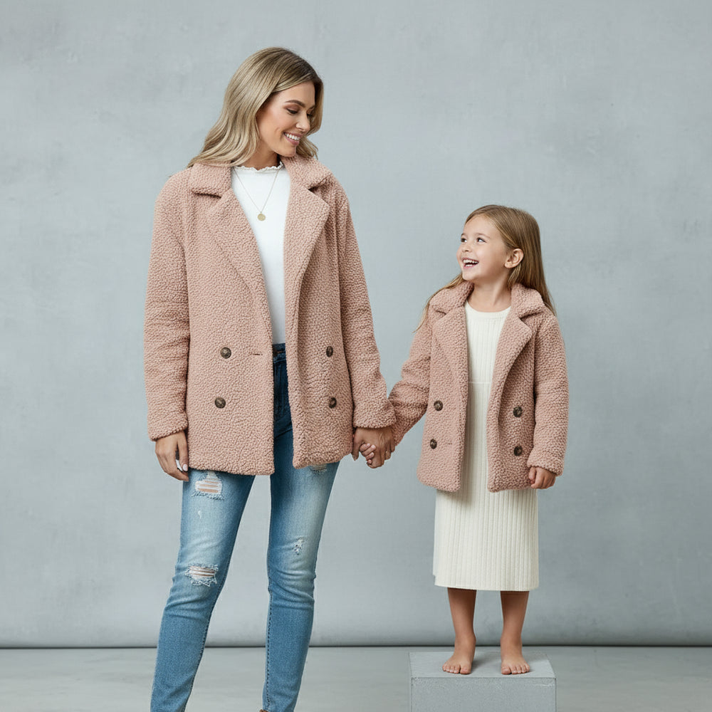 Lässige Damen Fleecejacke | Oversize | Herbst