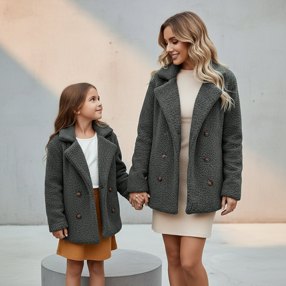 Lässige Damen Fleecejacke | Oversize | Herbst