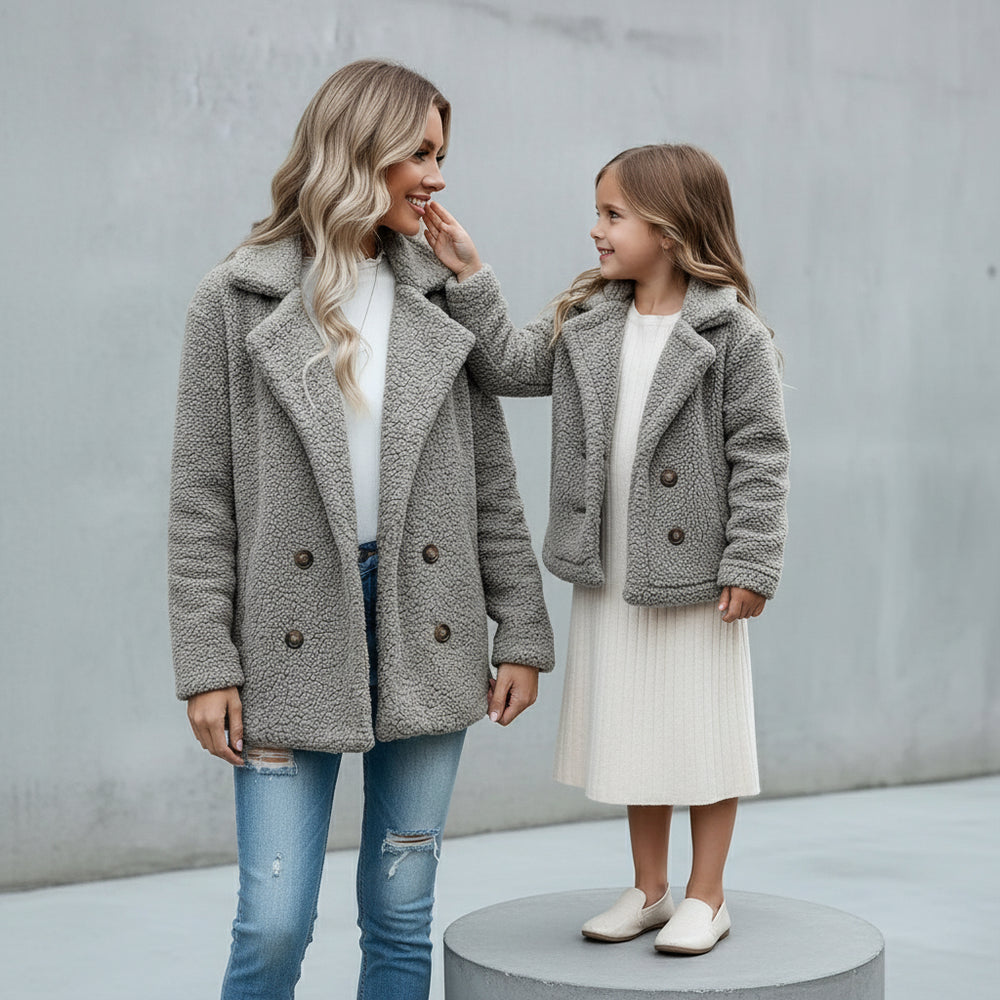 Lässige Damen Fleecejacke | Oversize | Herbst