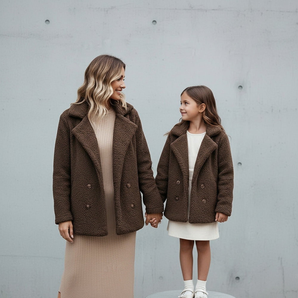 Lässige Damen Fleecejacke | Oversize | Herbst