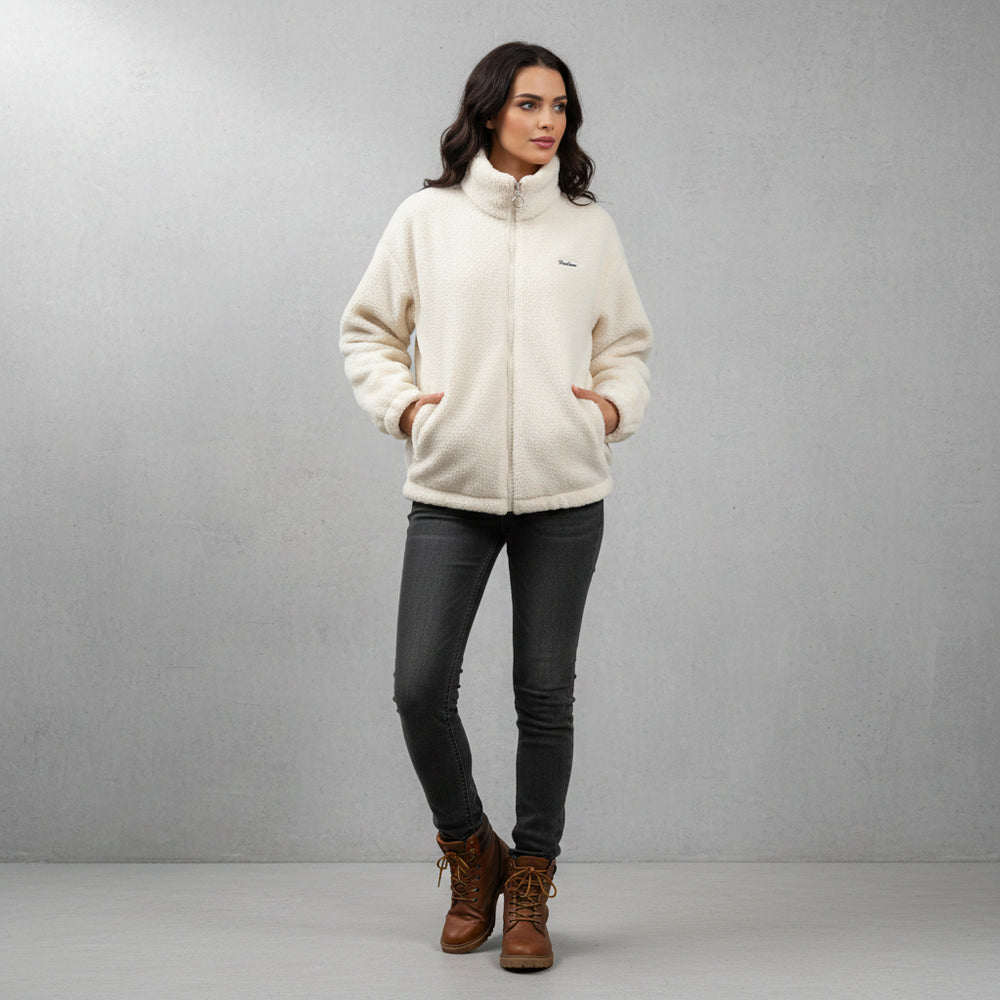 Damen Teddyfleece Jacke | Warm | Winter