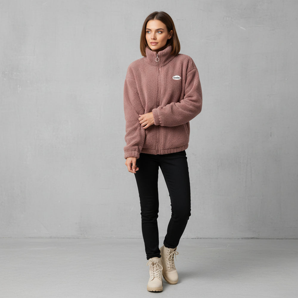 Damen Teddyfleece Jacke | Warm | Winter