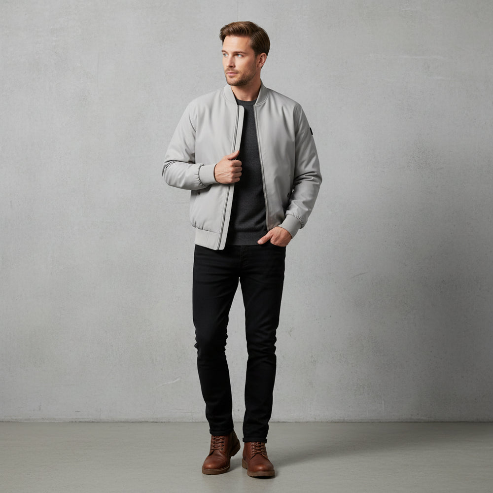 Lässige Herren Bomberjacke | Herbst Winter