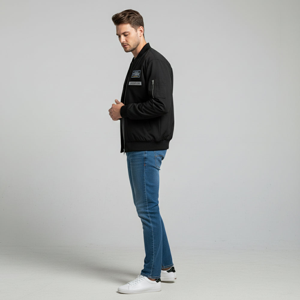 Lässige Herren Bomberjacke | Herbst Winter