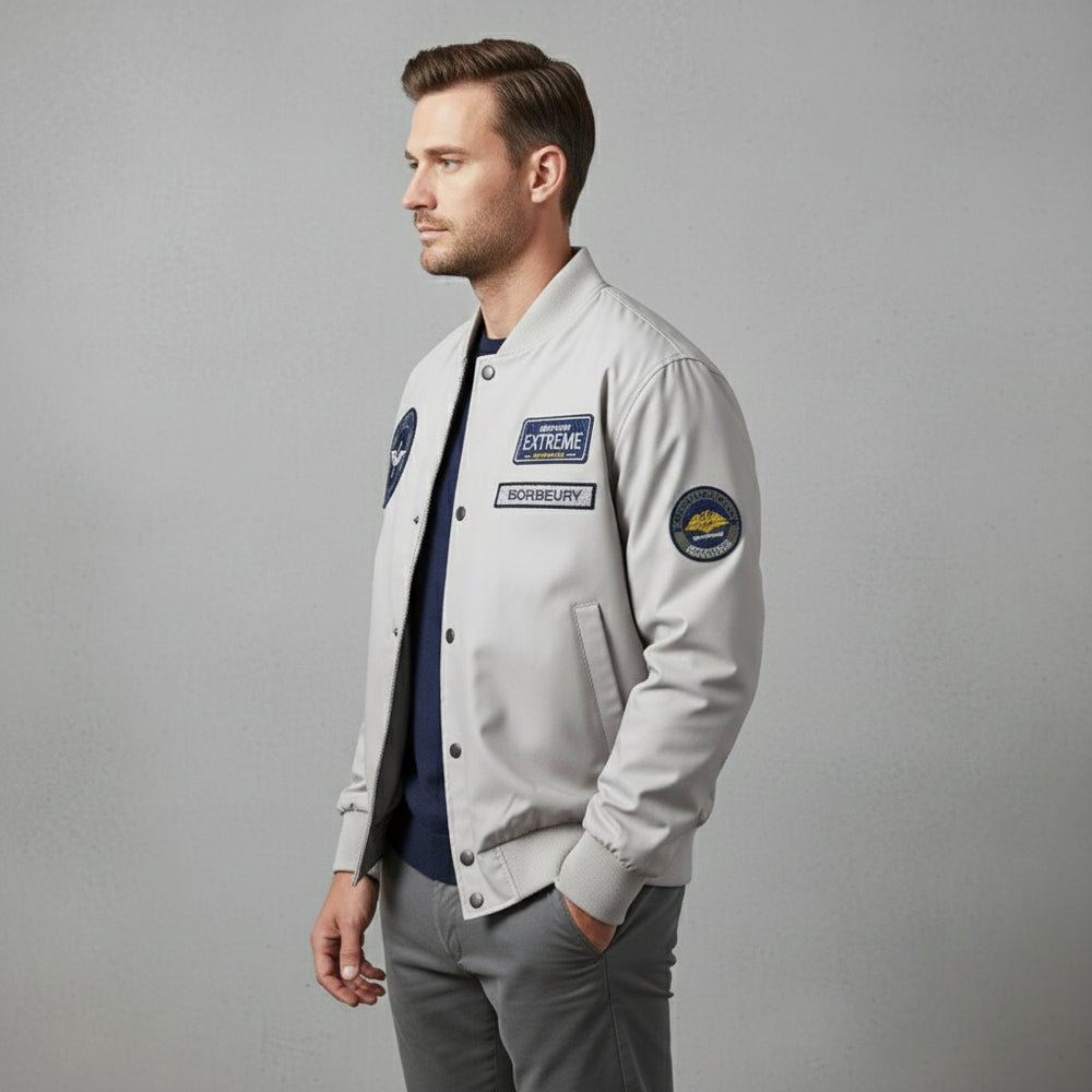 Lässige Herren Bomberjacke | Herbst Winter