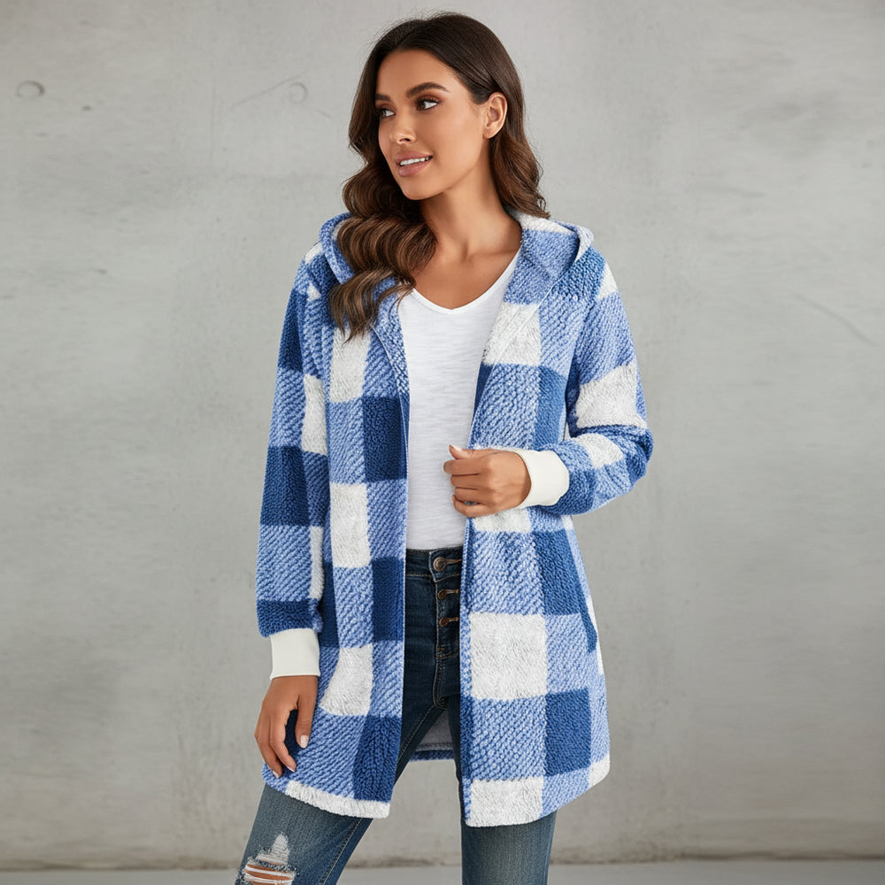 Eleganter Damen Kunstfellmantel | Winter