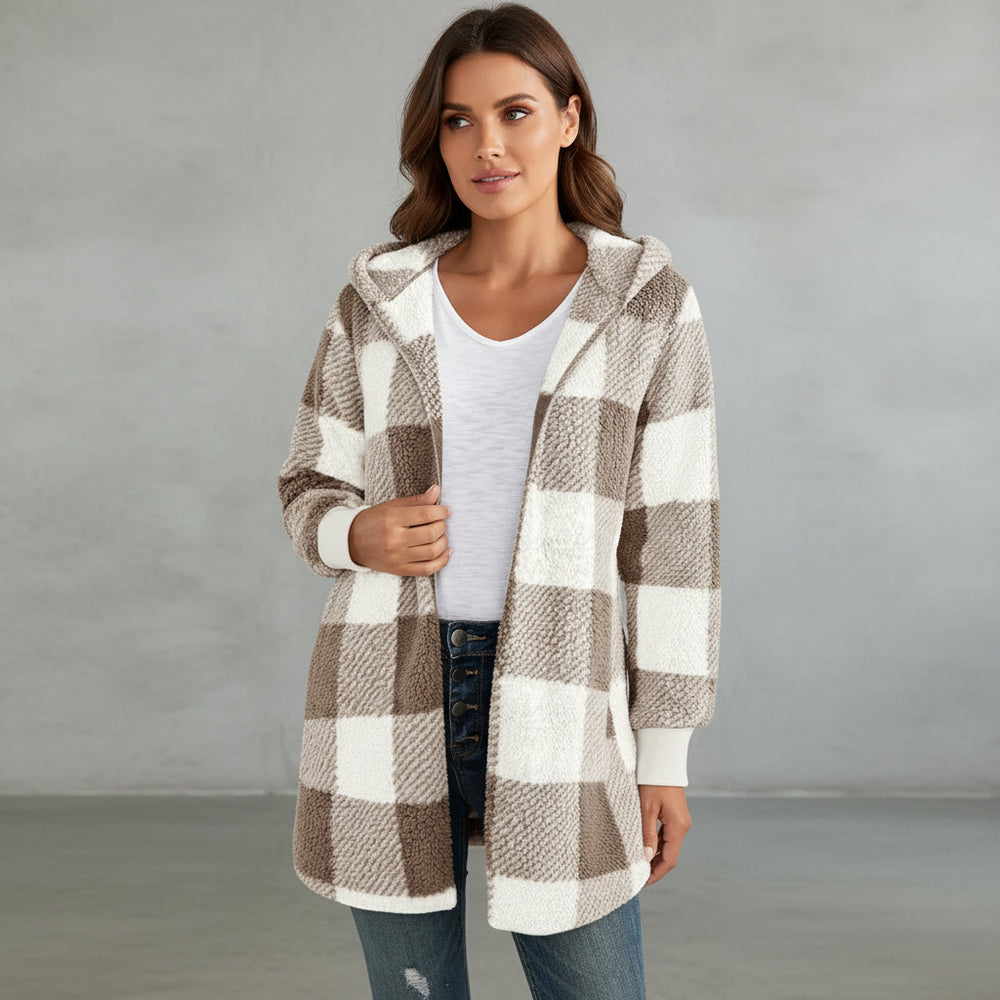 Eleganter Damen Kunstfellmantel | Winter