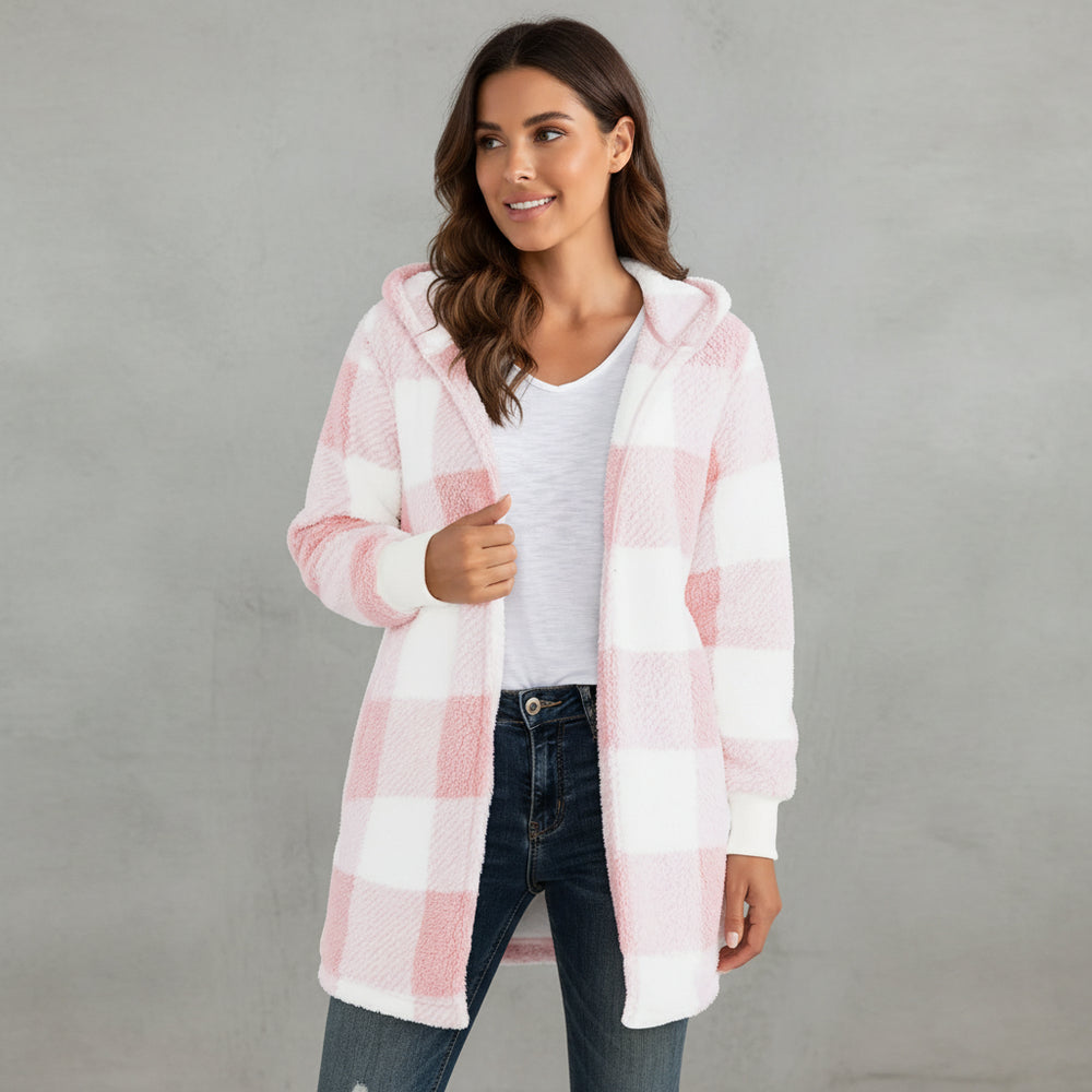 Eleganter Damen Kunstfellmantel | Winter