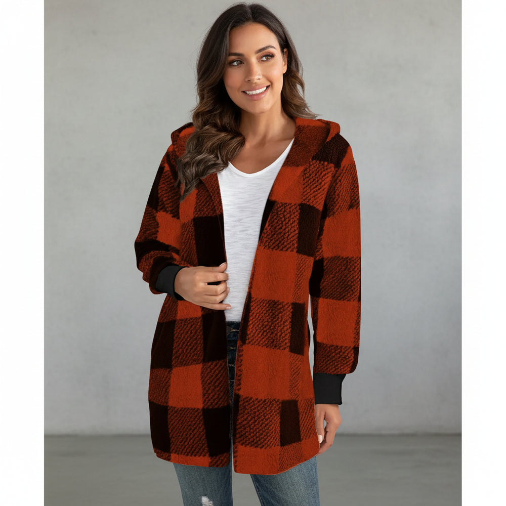 Eleganter Damen Kunstfellmantel | Winter