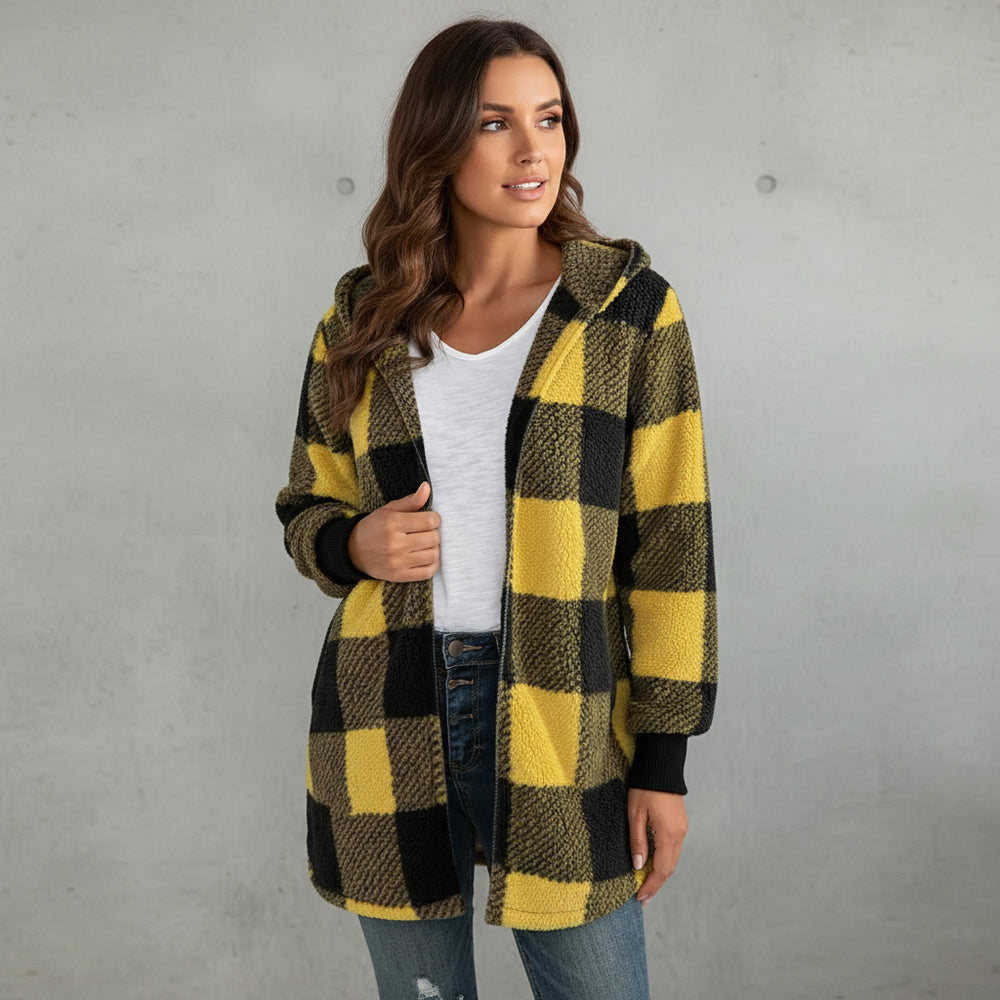 Eleganter Damen Kunstfellmantel | Winter