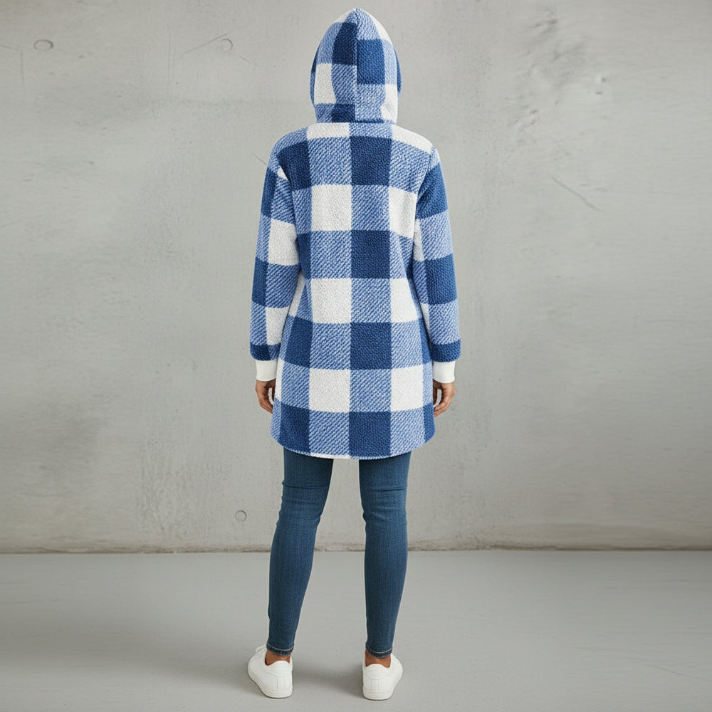 Eleganter Damen Kunstfellmantel | Winter