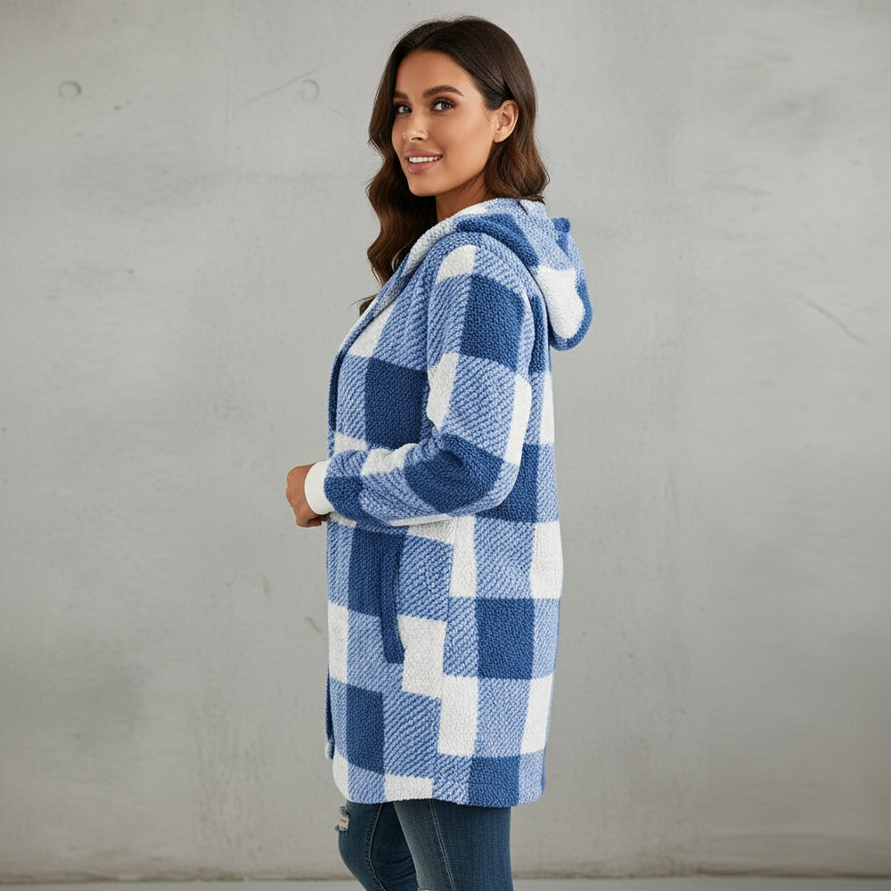 Eleganter Damen Kunstfellmantel | Winter