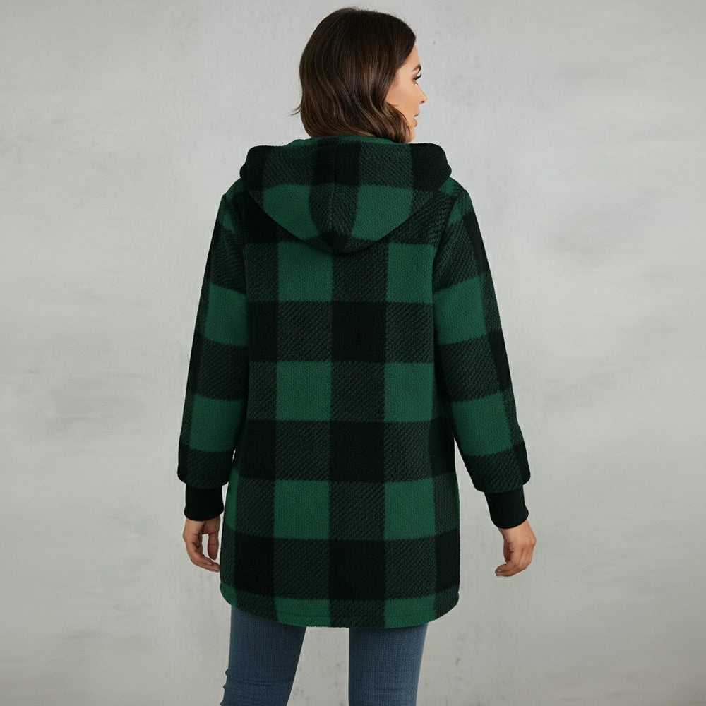 Eleganter Damen Kunstfellmantel | Winter