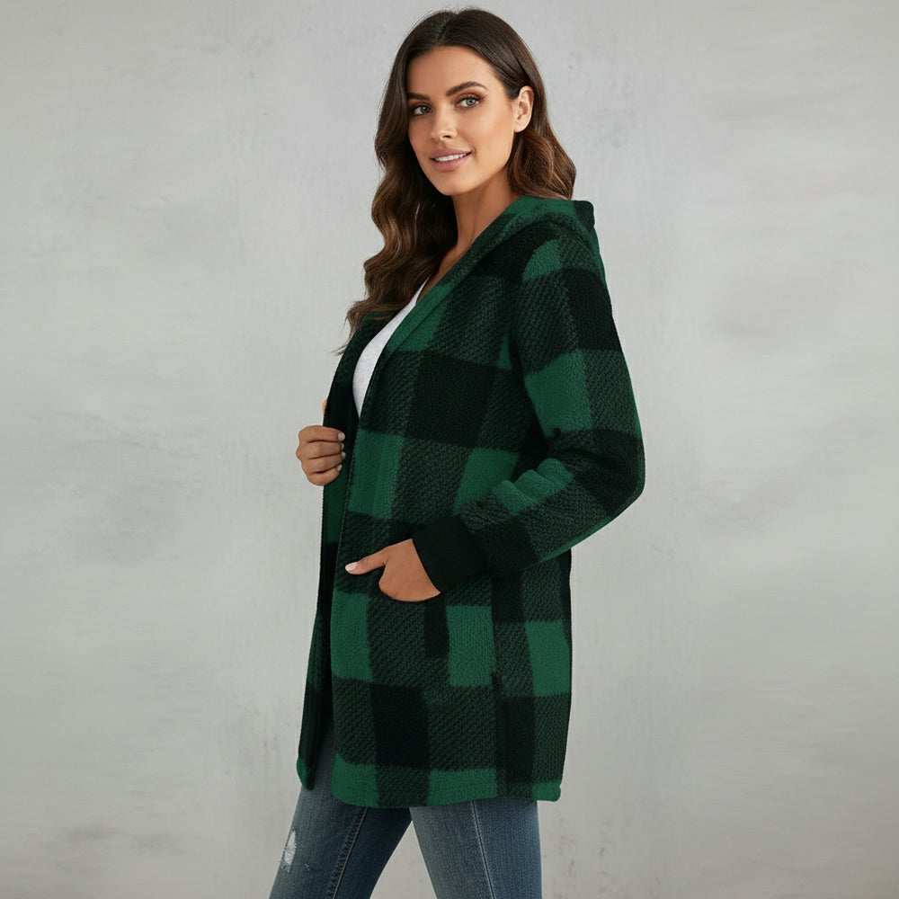 Eleganter Damen Kunstfellmantel | Winter