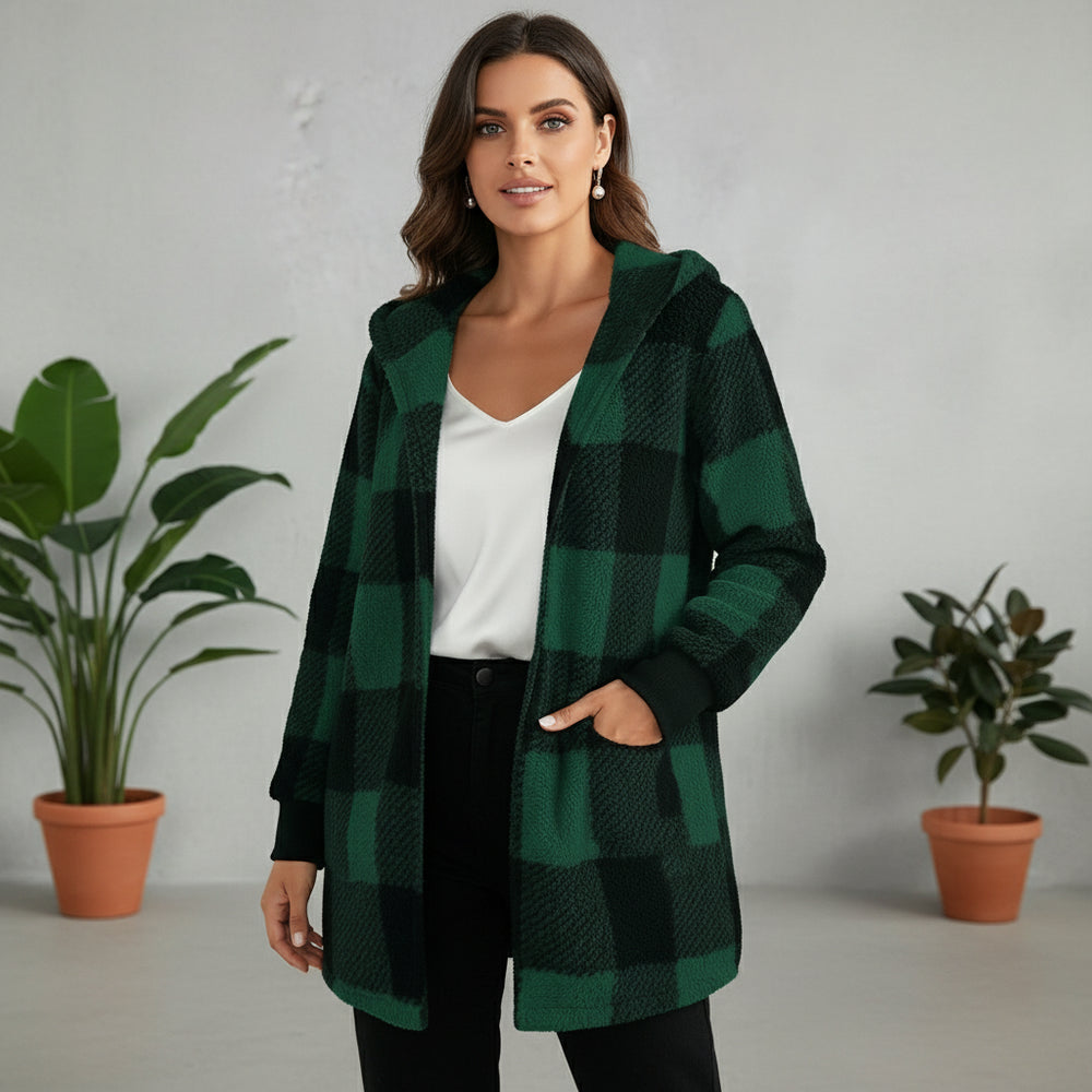 Eleganter Damen Kunstfellmantel | Winter