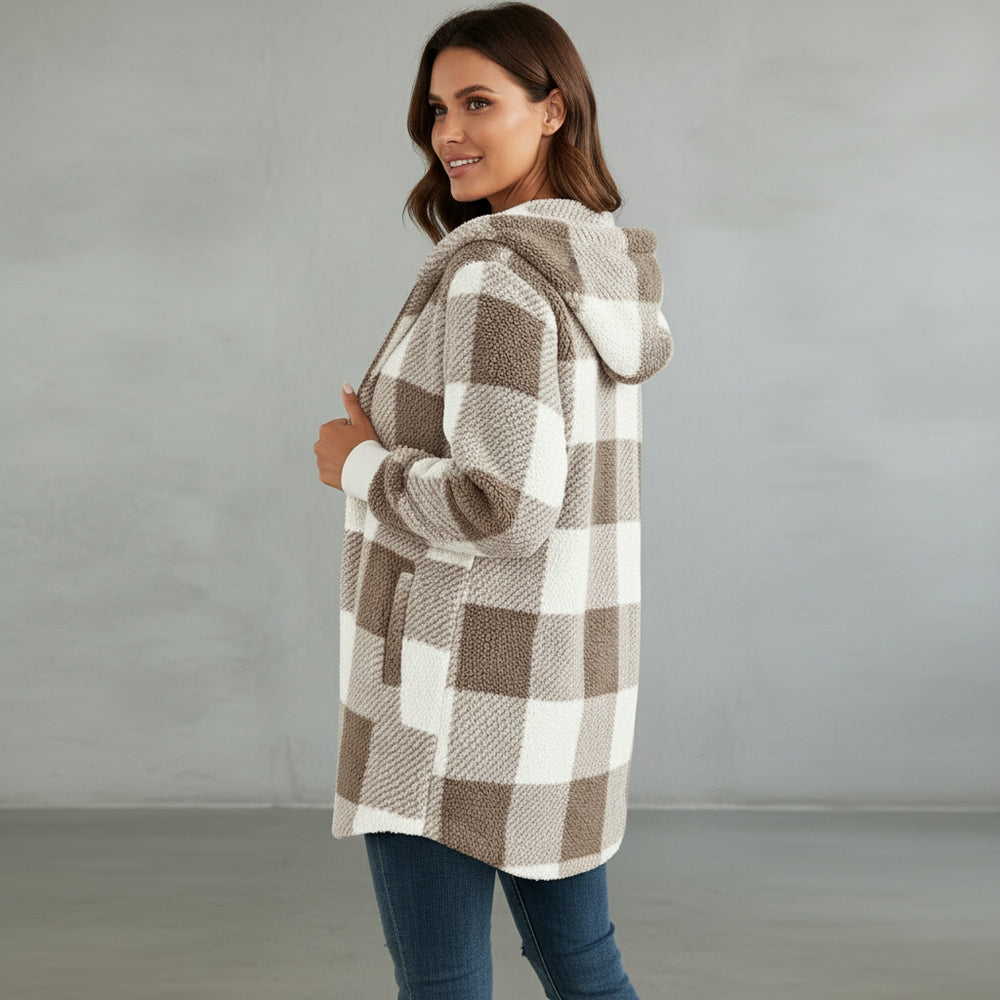 Eleganter Damen Kunstfellmantel | Winter