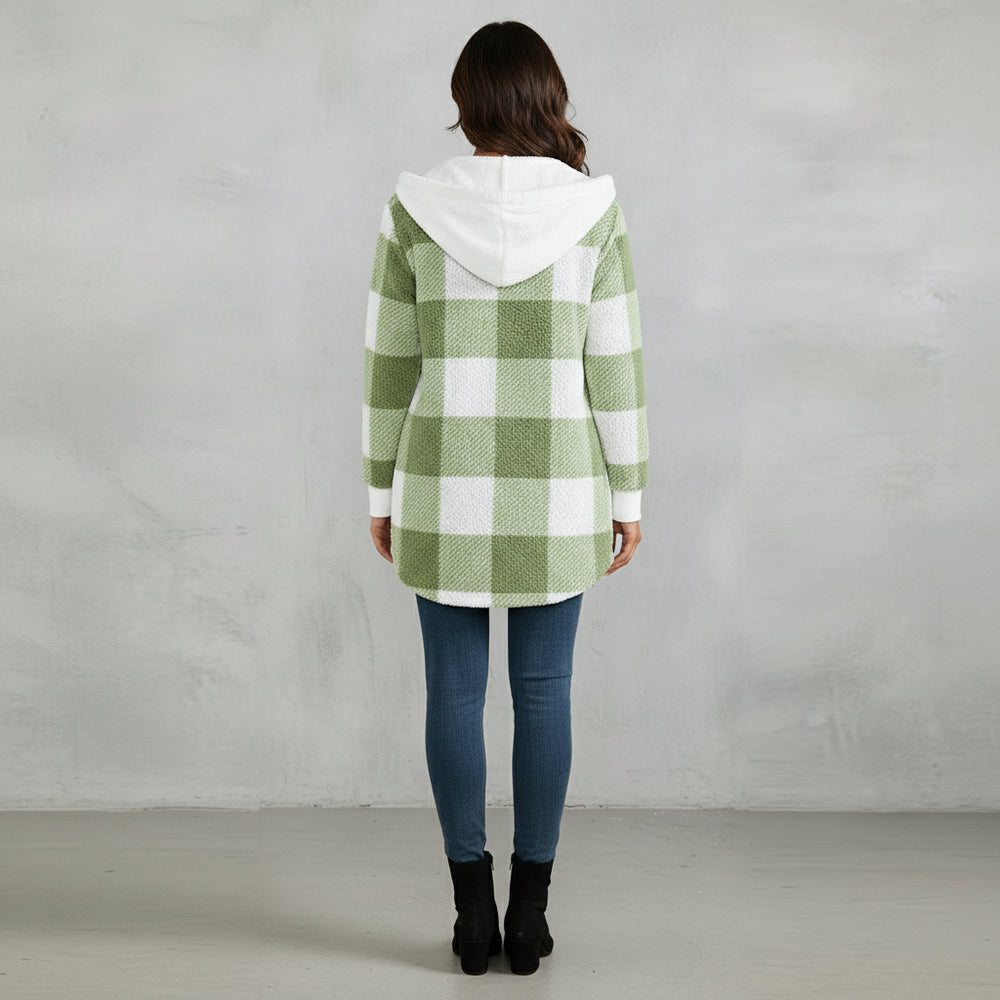 Eleganter Damen Kunstfellmantel | Winter