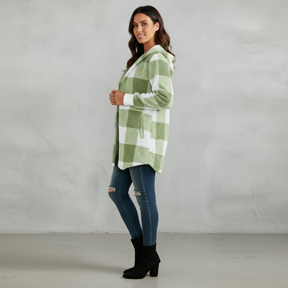 Eleganter Damen Kunstfellmantel | Winter