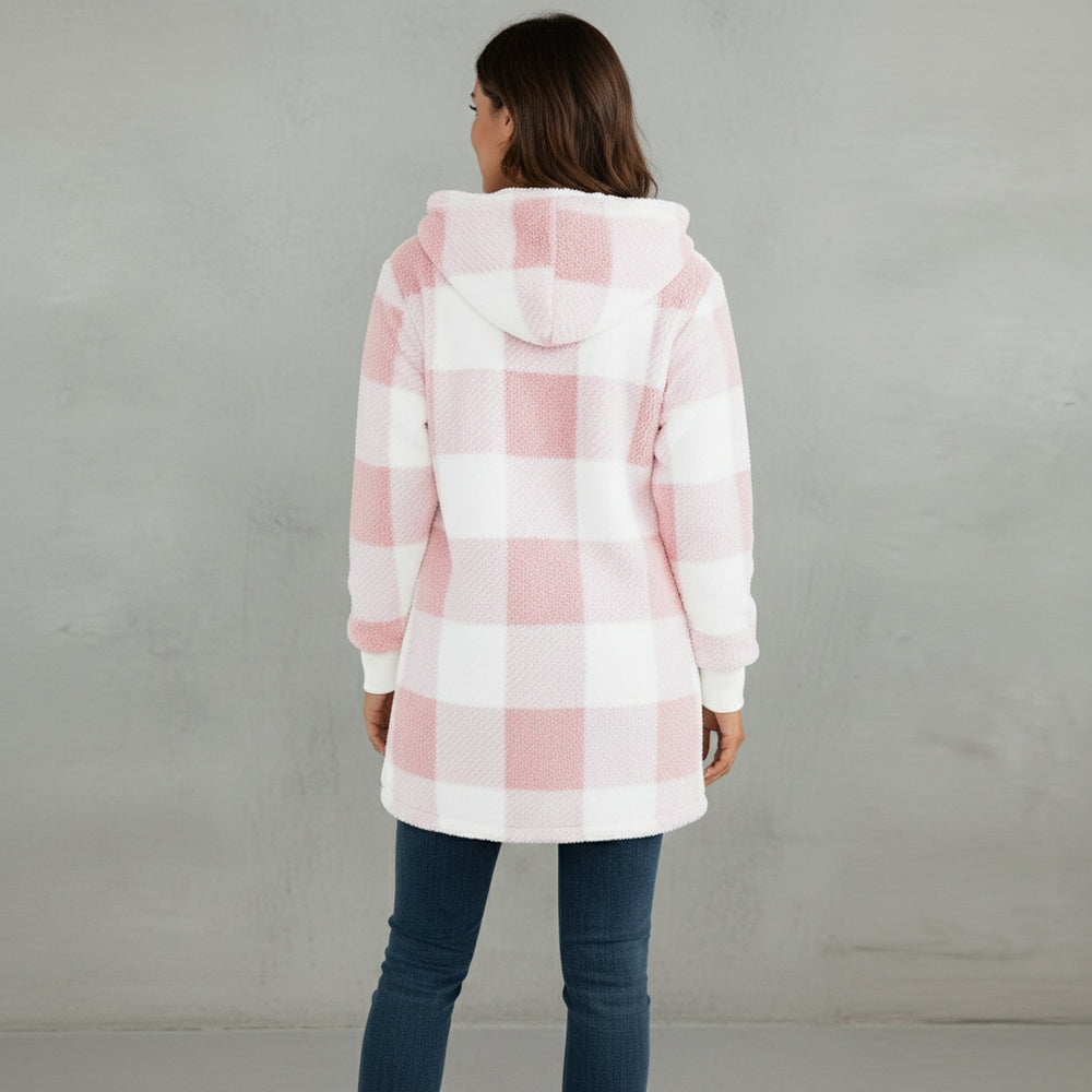 Eleganter Damen Kunstfellmantel | Winter