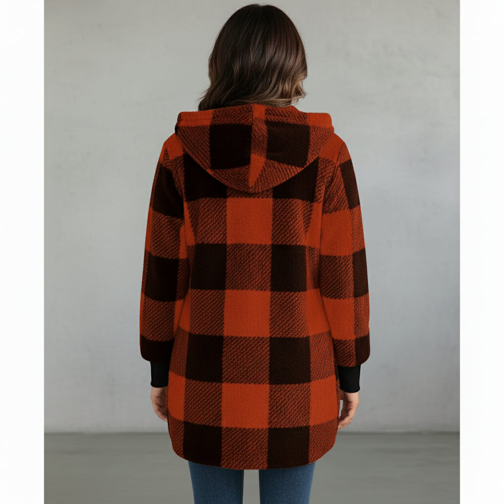 Eleganter Damen Kunstfellmantel | Winter