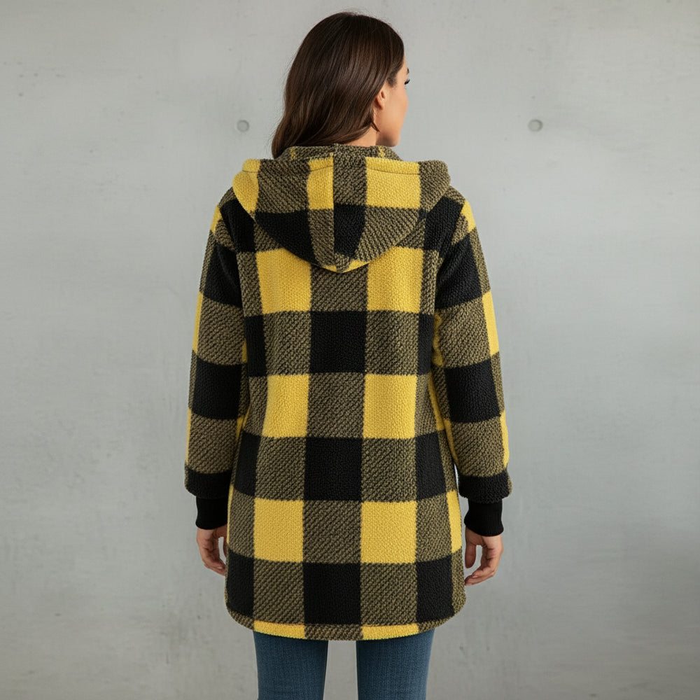 Eleganter Damen Kunstfellmantel | Winter