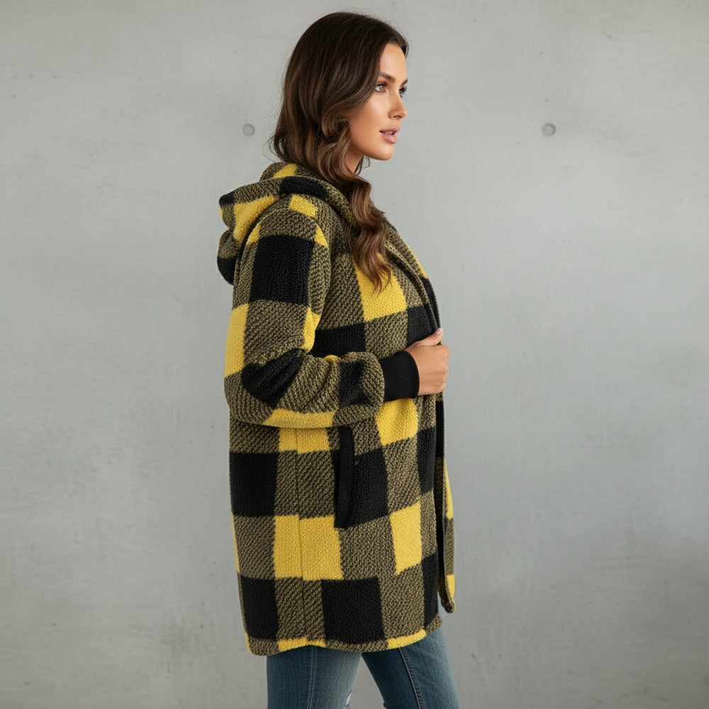 Eleganter Damen Kunstfellmantel | Winter