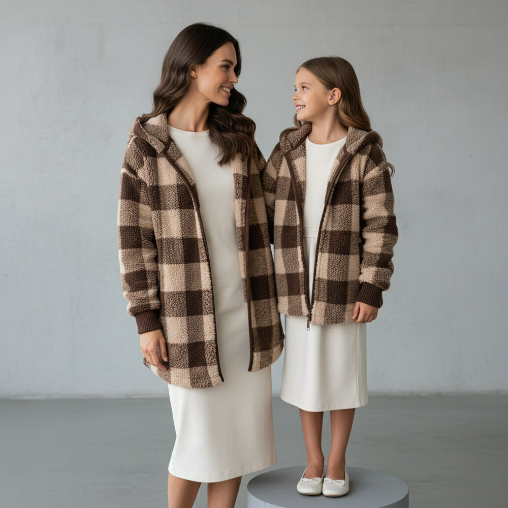 Eleganter Damen Kunstfellmantel | Winter