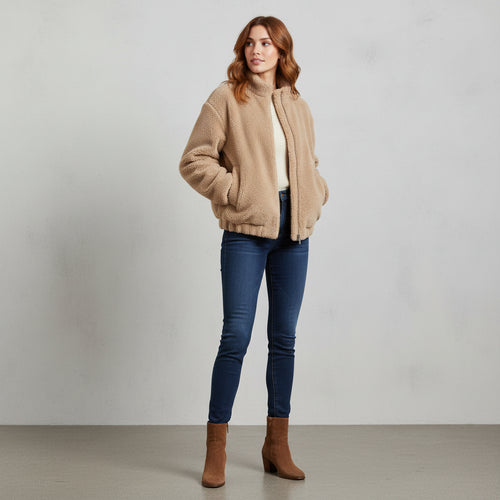 Gefütterte Damen Bomberjacke | Herbst