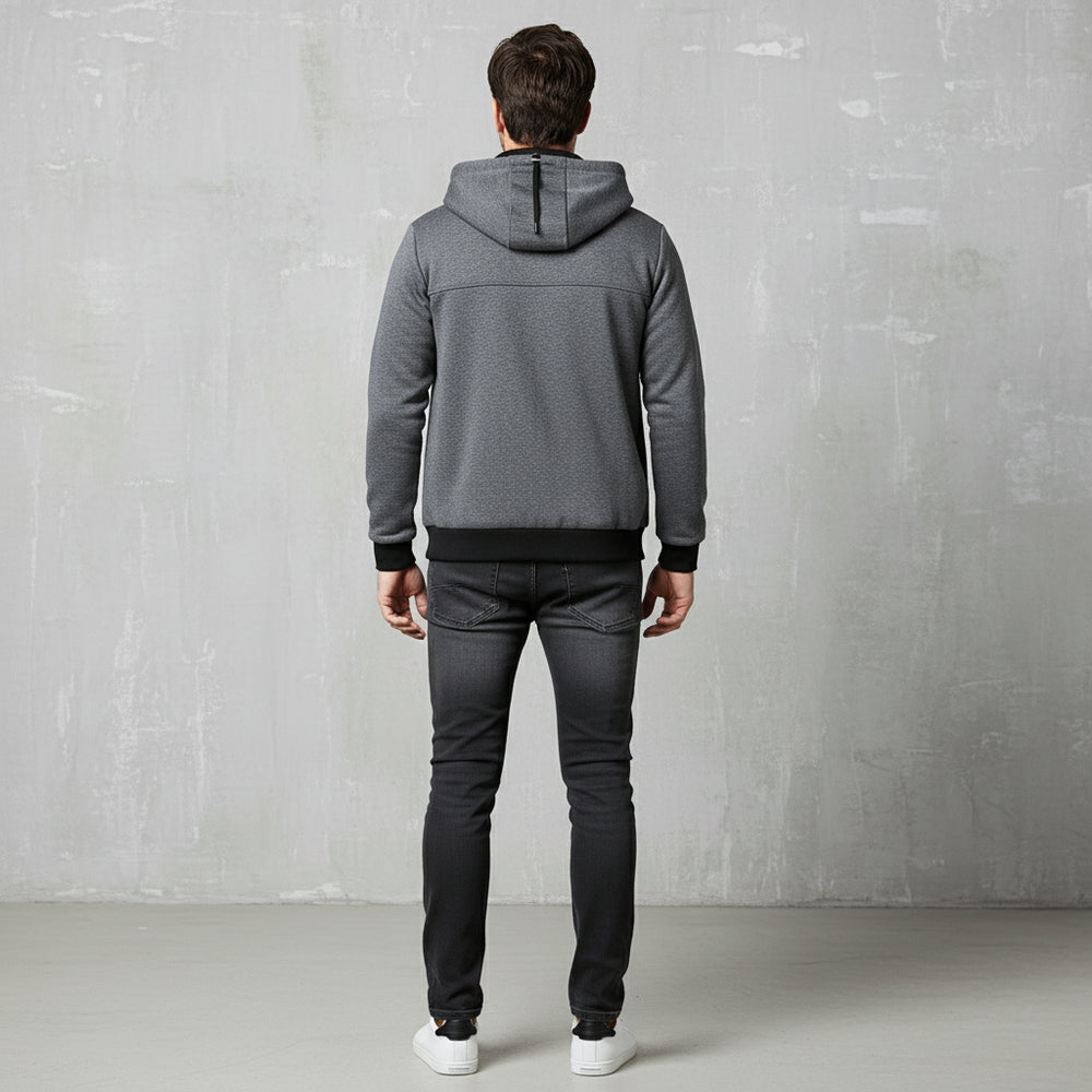 Lässige Herren Kapuzenjacke | Warm Herbst Winter