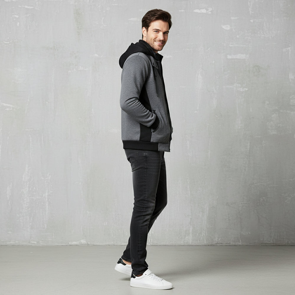Lässige Herren Kapuzenjacke | Warm Herbst Winter