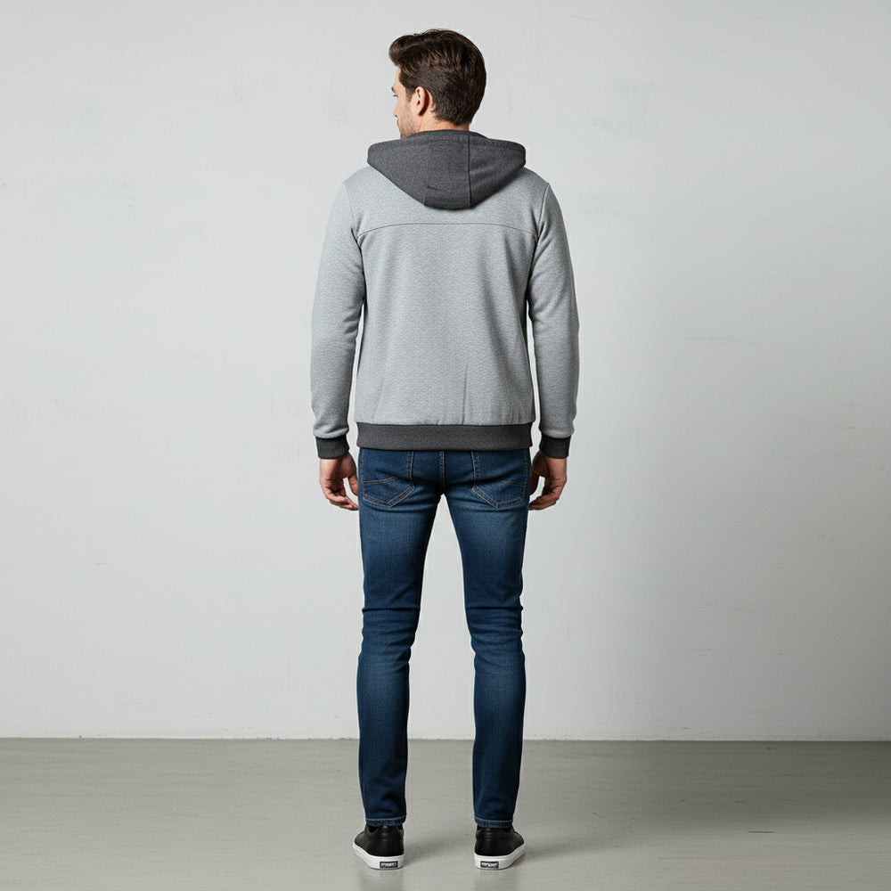 Lässige Herren Kapuzenjacke | Warm Herbst Winter