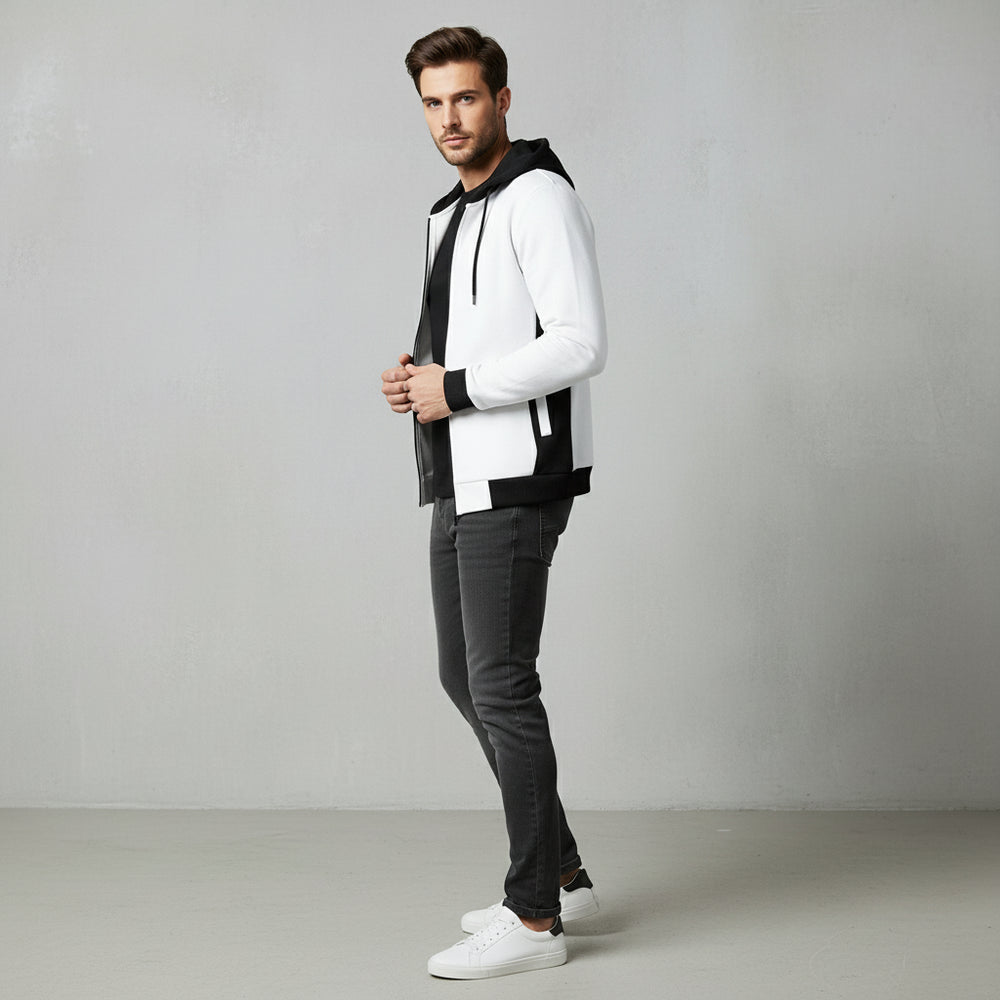 Lässige Herren Kapuzenjacke | Warm Herbst Winter