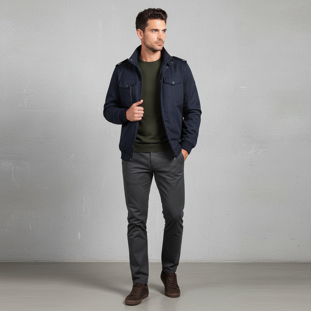 Leichte Herren Pilotenjacke | Lässig | Herbst