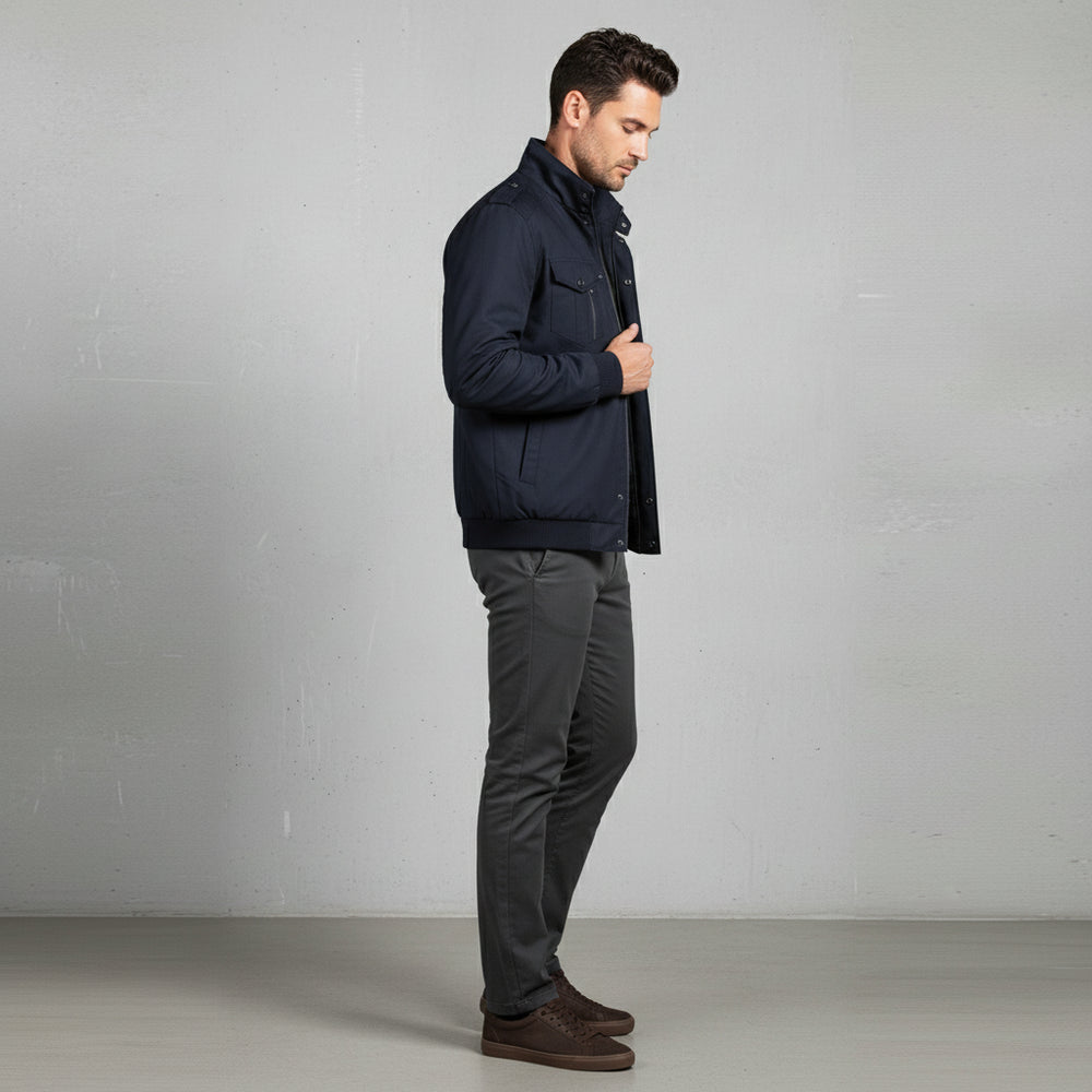 Leichte Herren Pilotenjacke | Lässig | Herbst