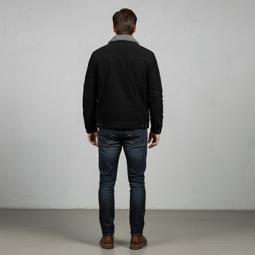 Lässige, warme Cordjacke für Herren | Winter