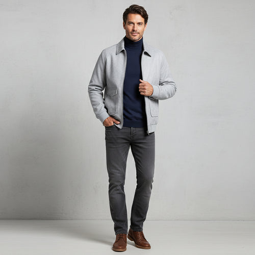 Herren Jacke mit Fleece | Winter | Lässig