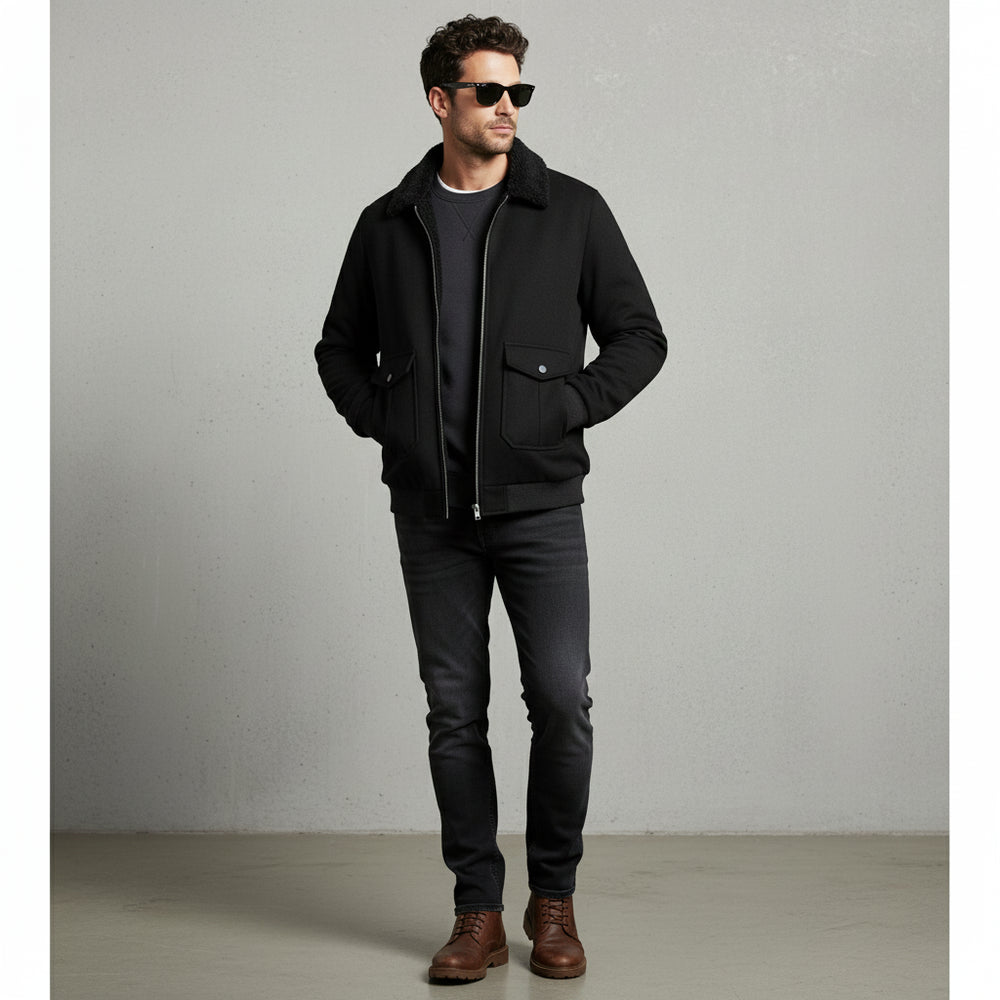 Herren Jacke mit Fleece | Winter | Lässig