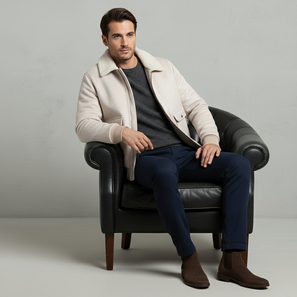 Herren Jacke mit Fleece | Winter | Lässig