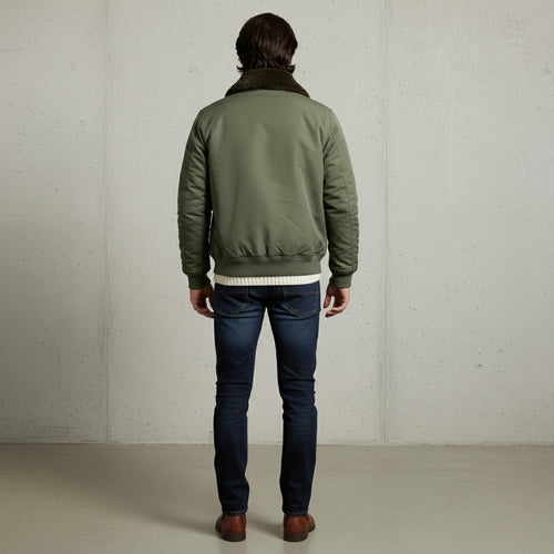 Klassische Herren Bomberjacke | Warm | Winter