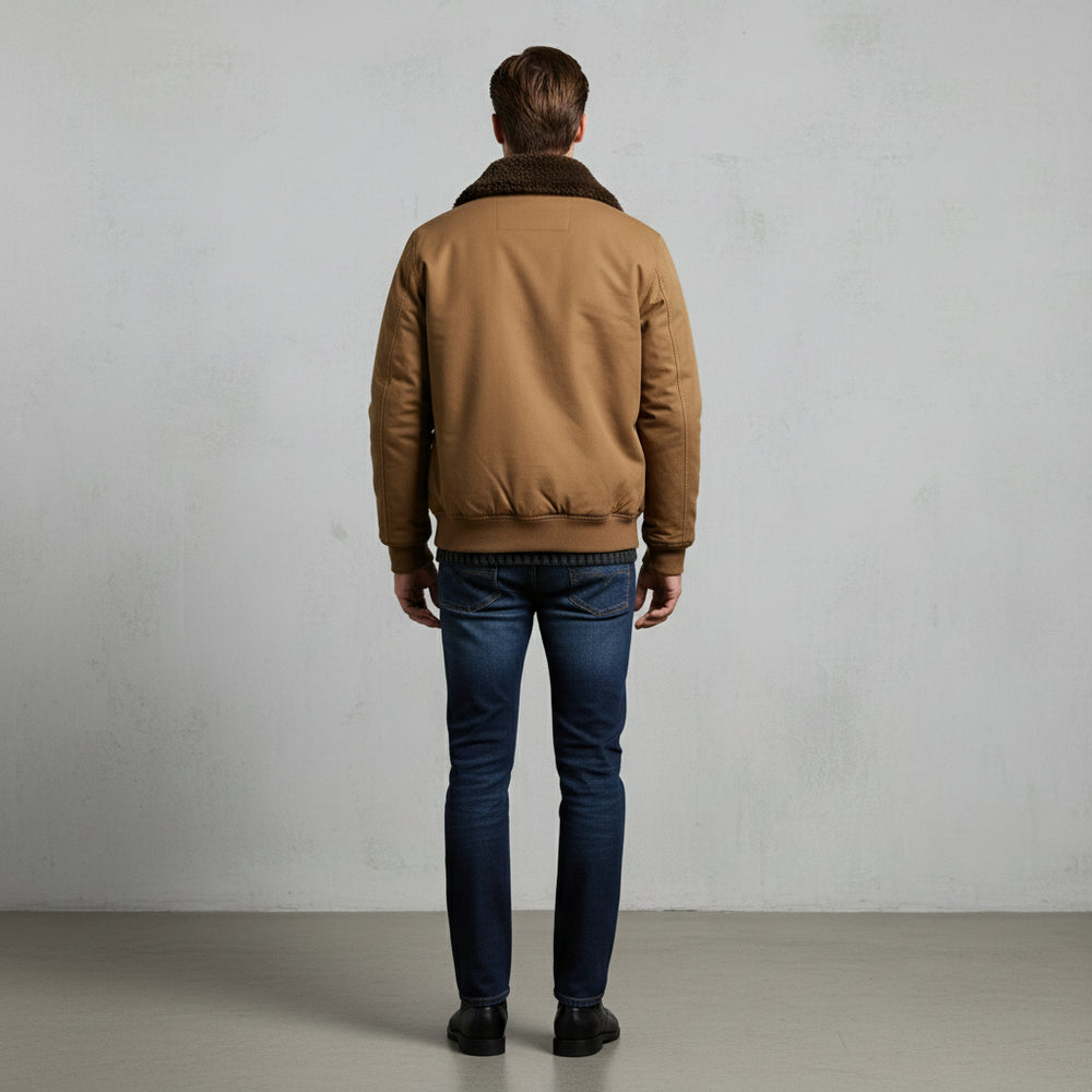 Klassische Herren Bomberjacke | Warm | Winter