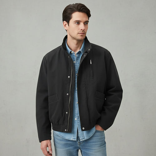 Herren Übergangsjacke mit Stehkragen | Casual