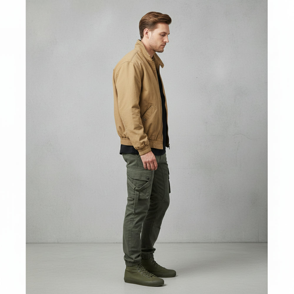 Herren Übergangsjacke mit Stehkragen | Casual