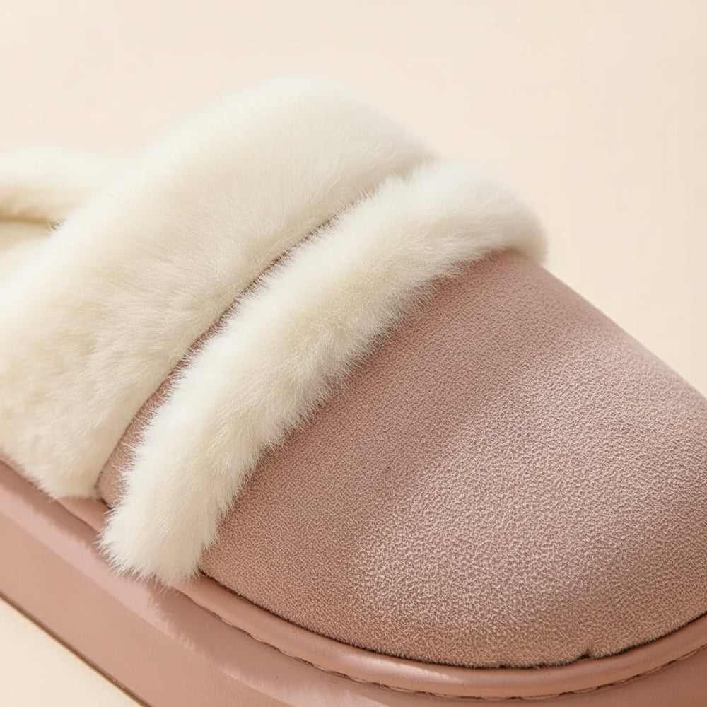 Damen Plüsch Hausschuhe | Winter | Warm