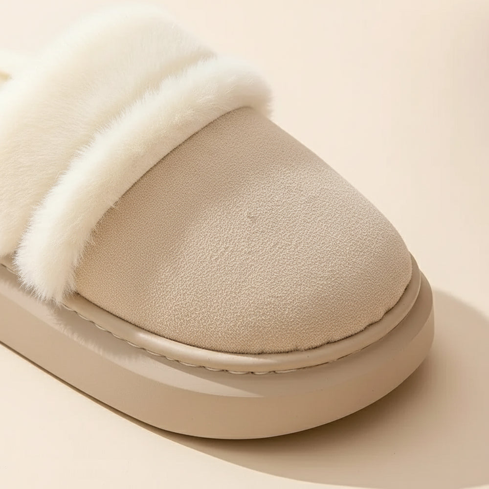 Damen Plüsch Hausschuhe | Winter | Warm
