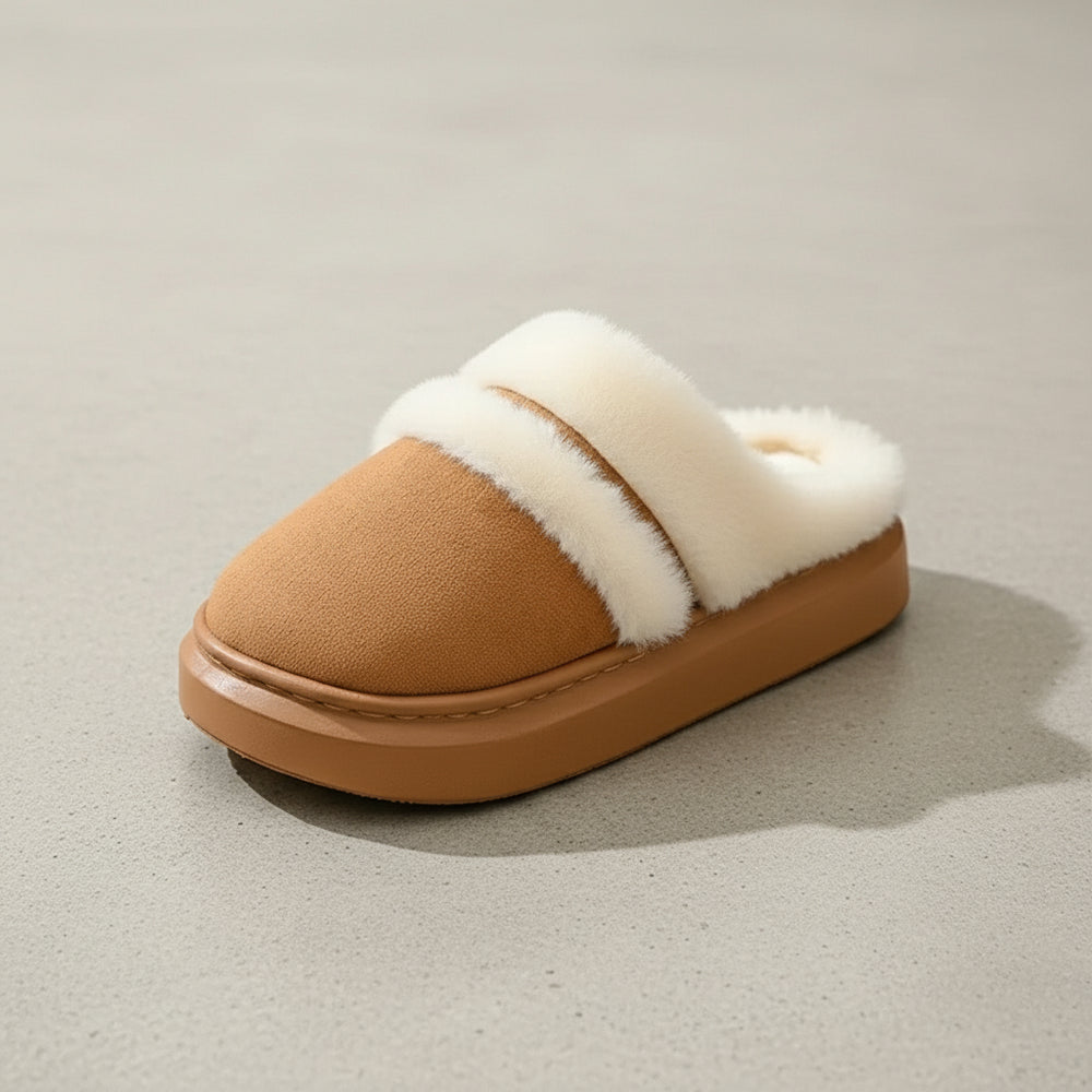 Damen Plüsch Hausschuhe | Winter | Warm