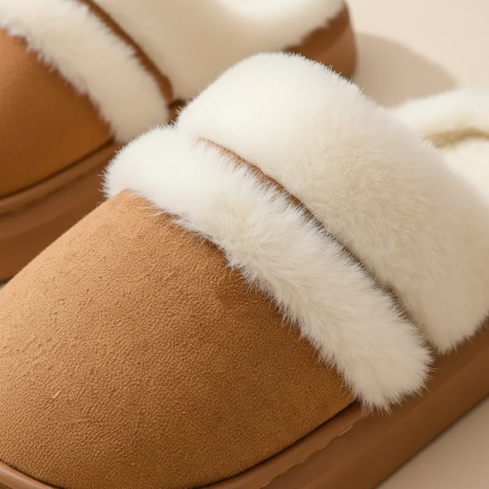 Damen Plüsch Hausschuhe | Winter | Warm