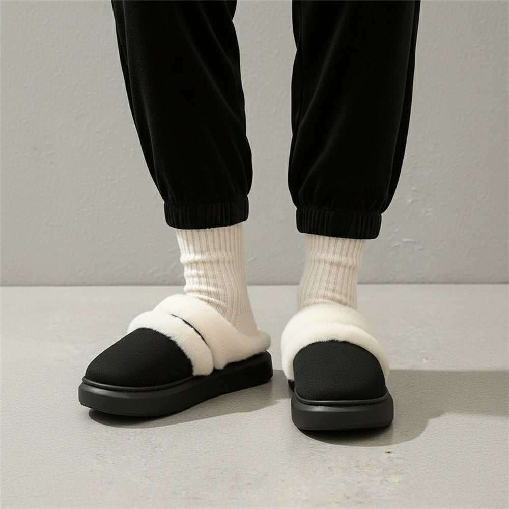 Damen Plüsch Hausschuhe | Winter | Warm